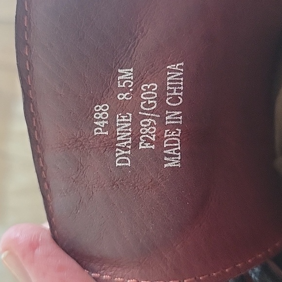 COACH leather lace up boot 8.5 - Picture 11 of 16